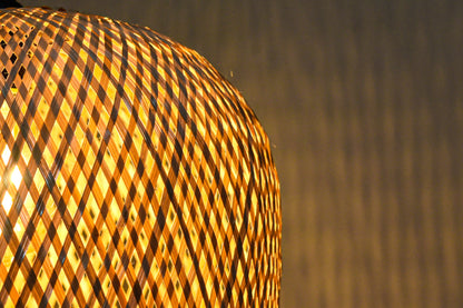 Natura Halo – Handcrafted Bamboo Lamp for Home