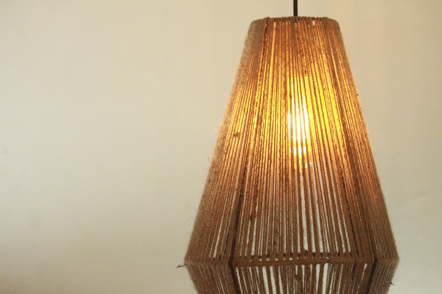 Rustic Rope Glow Lamp - Hanging Lamp