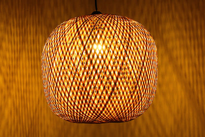 Natura Halo – Handcrafted Bamboo Lamp for Home