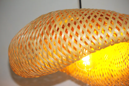Alpha Wave Lamp - Bamboo Hanging Lamp