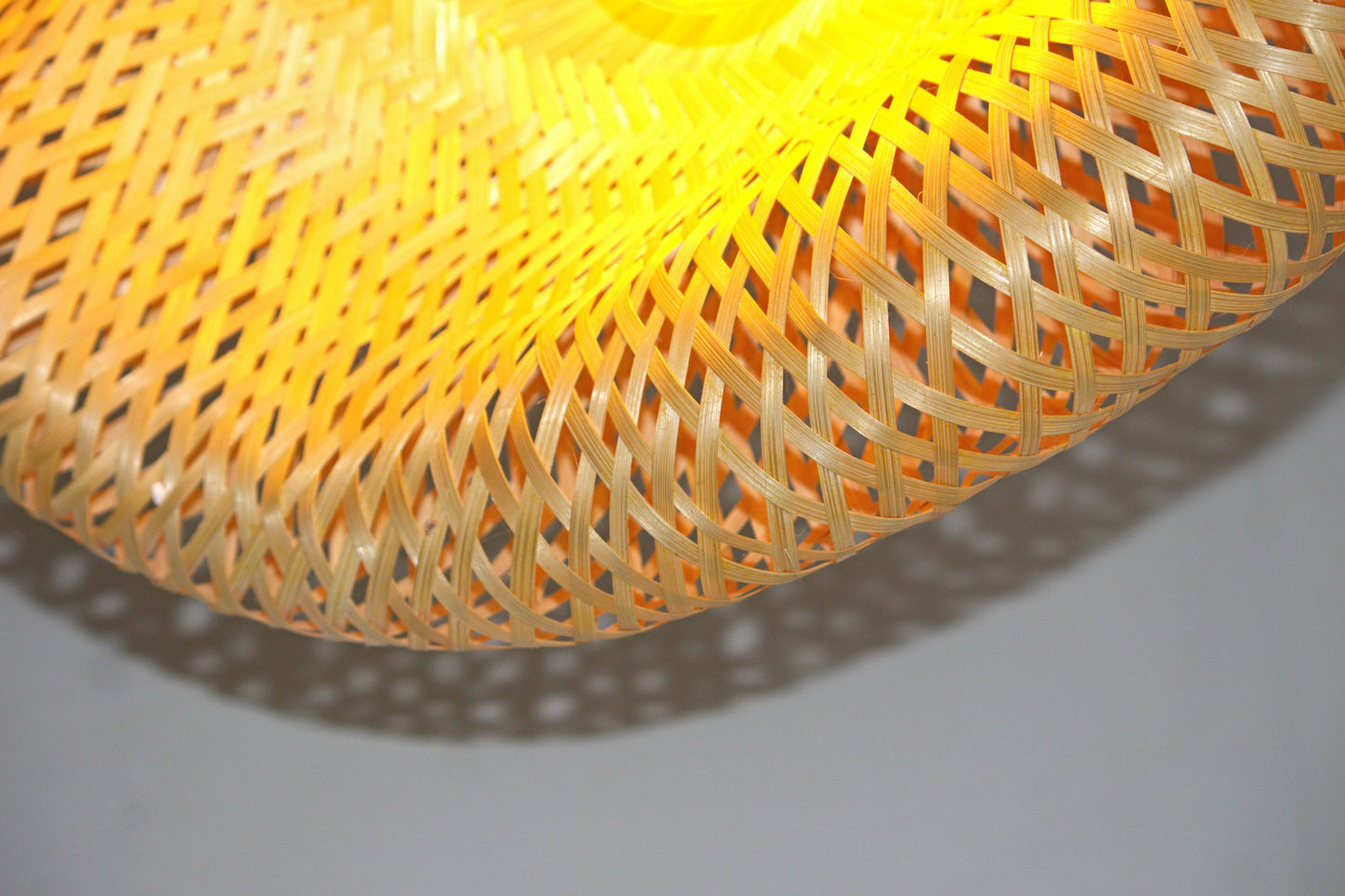 Alpha Wave Lamp - Bamboo Hanging Lamp