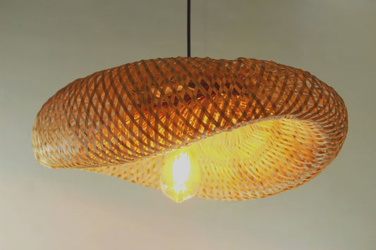 Alpha Wave Lamp - Bamboo Hanging Lamp