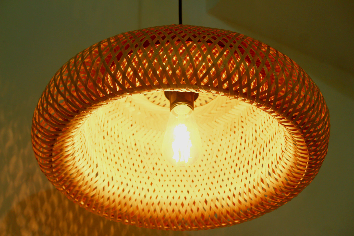 Basket Glow Lamp - Bamboo Hanging Lamp
