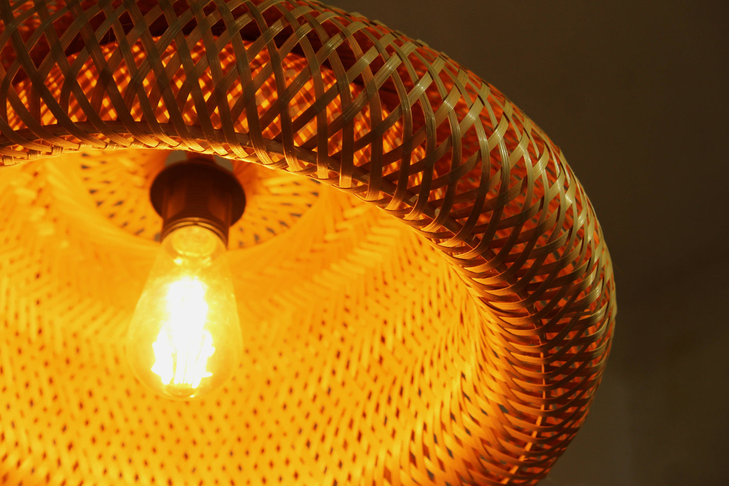Basket Glow Lamp - Bamboo Hanging Lamp