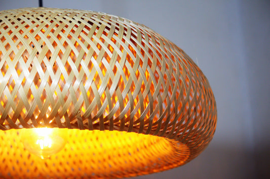 The Basketweave Glow Pendant
