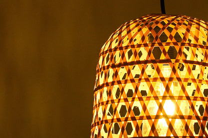 GlowBell – Handcrafted Bell-Shaped Bamboo Lamp